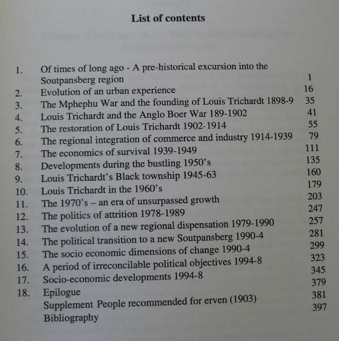 Townspeople of the  Soutpansberg by Johan W. M. Tempelhoff(beautiful bushveld country history)