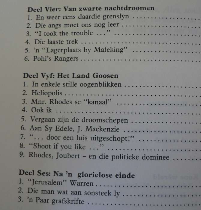 Op `n storm van drome deur A. du Toit(republiek Stellaland en Goosen)