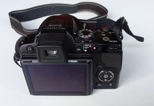 NIKON Digital camera COOLPIX P500, 36x optical zoom, 12.1 Megapixels