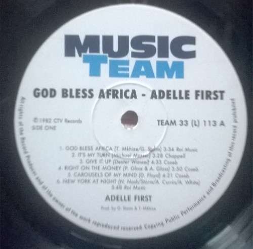 Adelle -  God Bless Africa