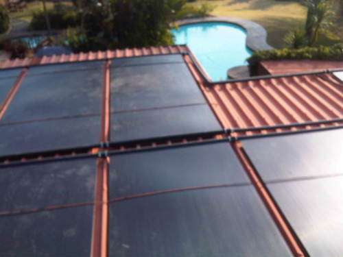 FULLY WETTED Solar panels, Solar pool heating
