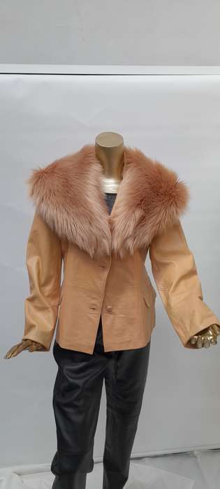 Winter Genuine Leather jacket Women Sheepskin Down Coats Huge Fur Collar Waist Belt Jaqueta size M