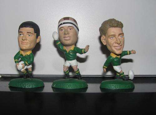 3 X 1995 World Cup Rugby Figurines