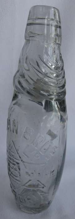 A SHAW'S PATENT "CODD" BOTTLE ZIMAN BROS LTD PRETORIA  GOOD CONDITION