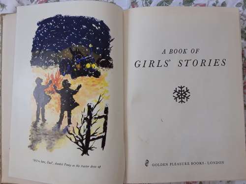 2 Vintage books for girls *Heidi + Girls' Stories* Beautiful memories!!