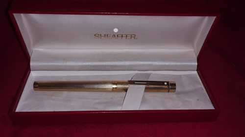 Sheaffer TARGA 1005 Fountain Pen ~ Gold Fluted 14K Nib (585)
