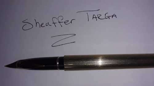 Sheaffer TARGA 1005 Fountain Pen ~ Gold Fluted 14K Nib (585)