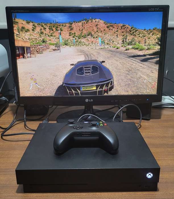 Xbox One X Console With Cables, 1 Controller and 6 Games