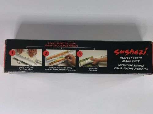 Sushezi Sushi Bazooka Roller Making Kit. Open Box, Unused. Free Shipping/Returns