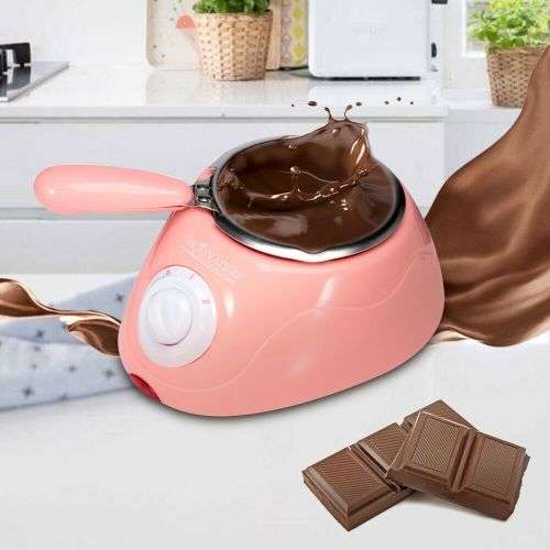 Electric Chocolate Melting Machine Fondue Butter Candy Sugar Mould Melter Pot B