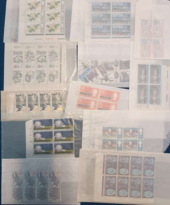 GREAT BRITAIN MINT CONTROL BLOCKS