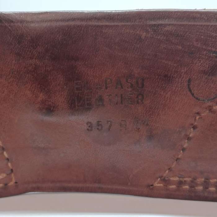 Vintage  leather 357 magnum 4inch bikini holster  ( EL PASO LEATHER)