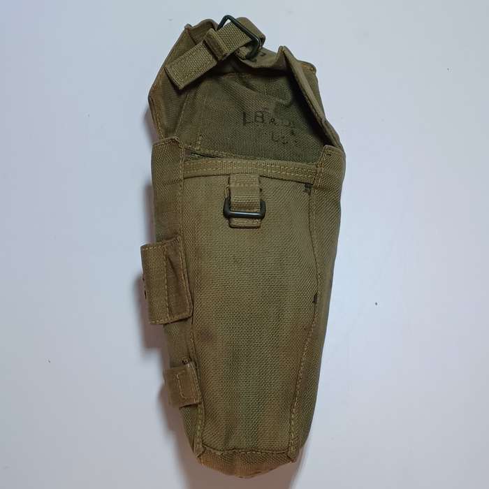 Vintage Canvas Ammo Pouch with Bayonet Fixing