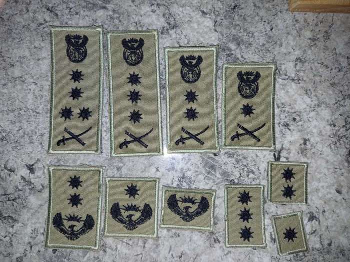 rank badge set