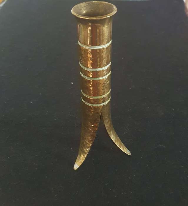 BRASS CANON SHELL TRENCH ART.