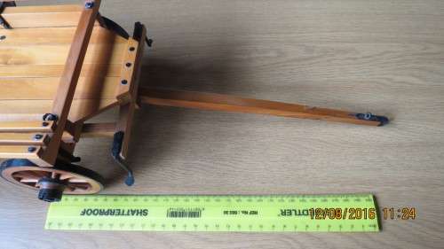 handmade Ox wagon with makers plate and number, as per photo
