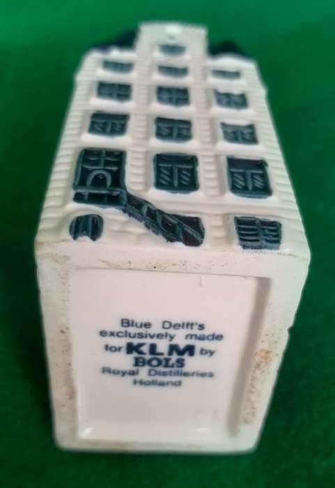 BLUE DELFT KLM BY BOLS MINIATURE HOUSE NO 14