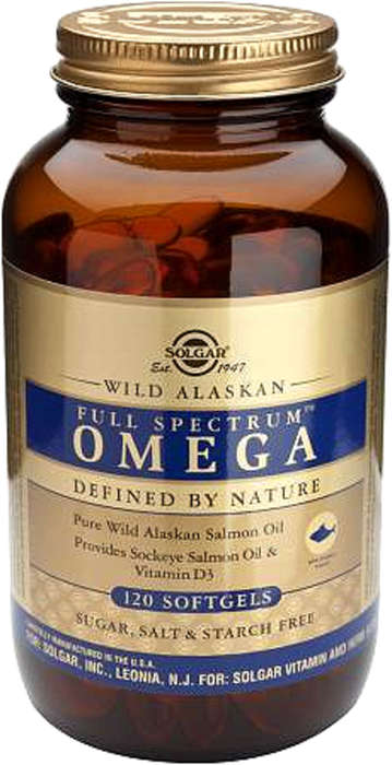 Solgar Wild Alaskan Full Spectrum Omega: 120 softgel capsules