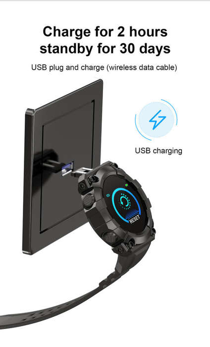 Fd-68 Bluetooth smart fitness watch green
