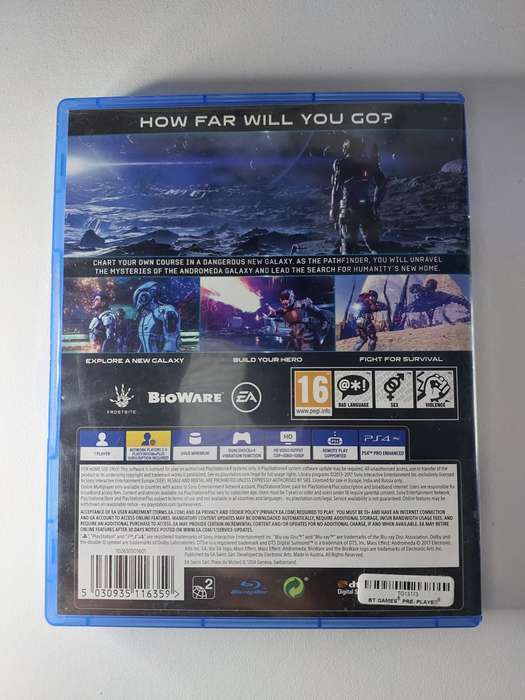 Mass Effect Andrmeda PS4