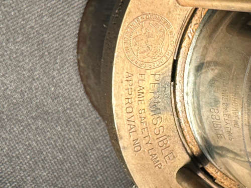 Wolf safety mining lamp  (American lamp)