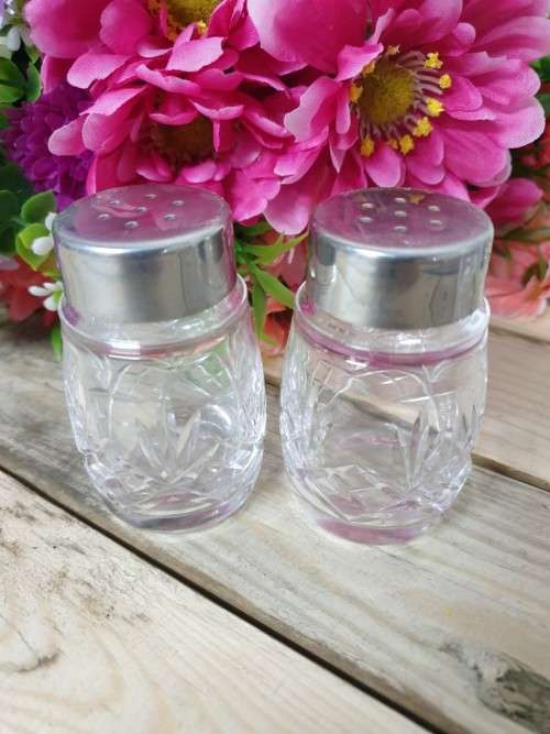 Crystal Salt and Pepper Set