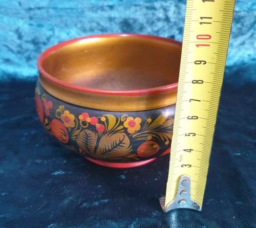 Khokhloma Bowl  for Your Collection Made in the USSR