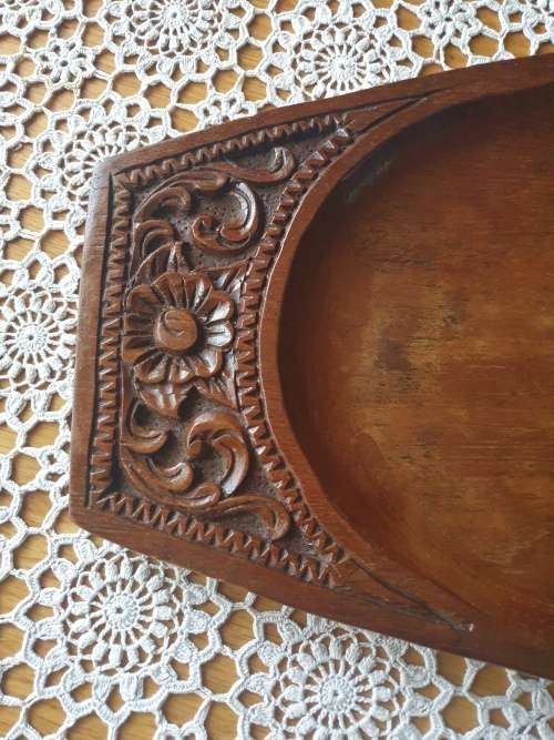 Carved Wooden Tray