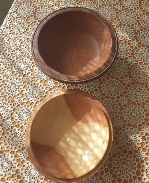 Large Heavy Wooden Bowl for Your Collection (02)