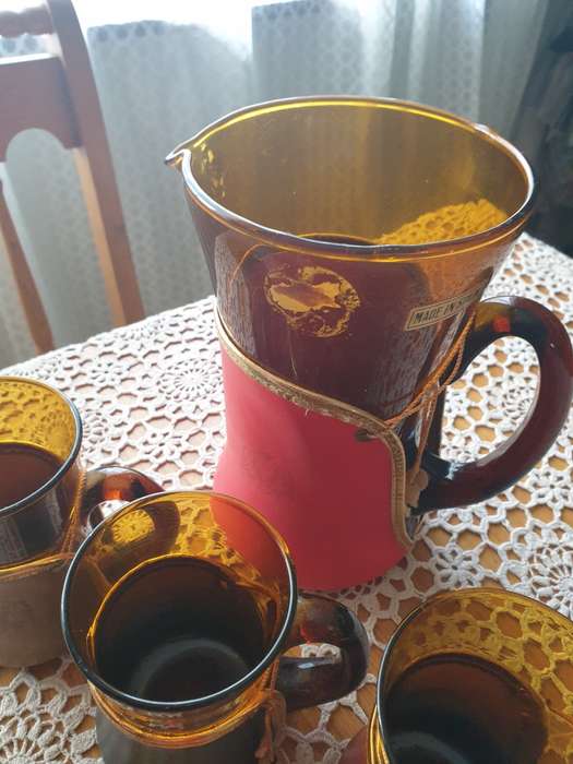 Drinks Set | Made in Spain | Amber Glass