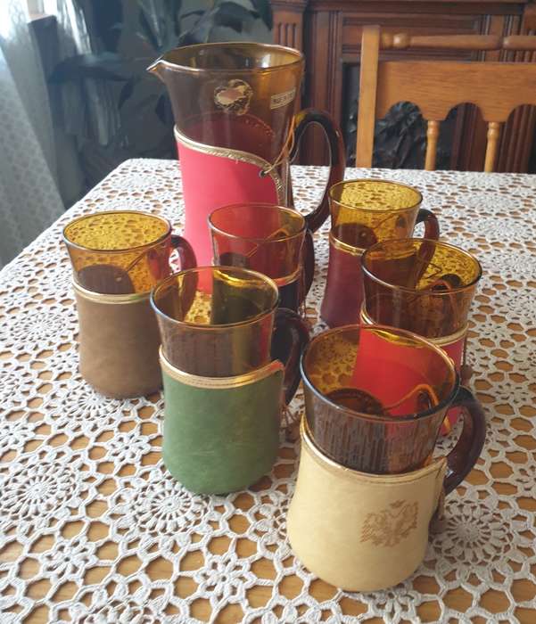 Drinks Set | Made in Spain | Amber Glass