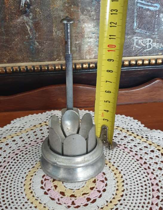 Wedge Wedger Cutter Mid Century Dinner Silver Aluminum Caesar Potato Salad Food Prep