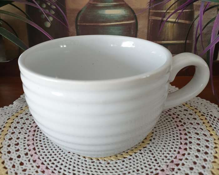 TWO LARGE SNACK PLATES AND CUPS
