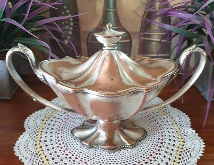 Distressed EPNS Tureen