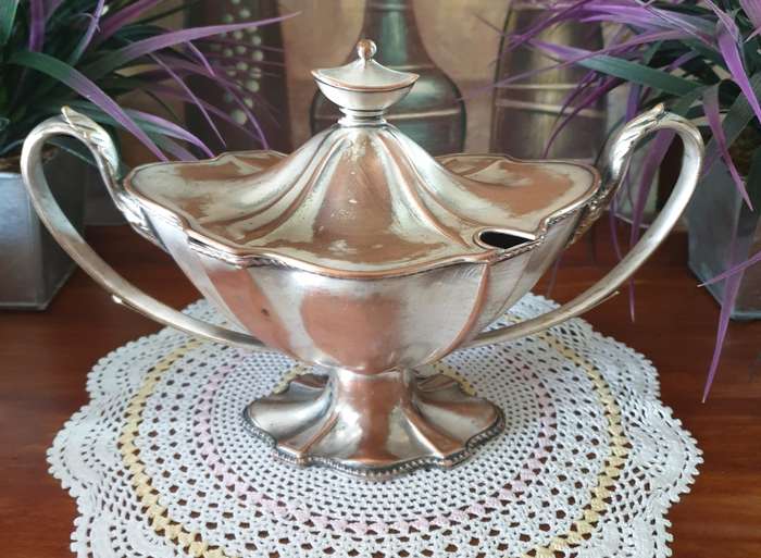 Distressed EPNS Tureen