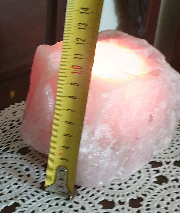 Rose Quarts Stone | CANDLE HOLDER | DECOR |