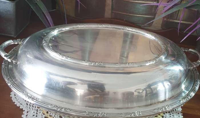 Plated Serving Dish