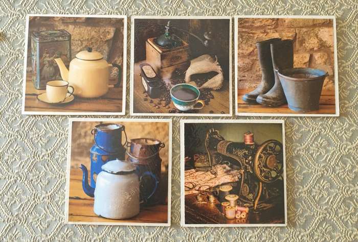 5 COASTERS FOR YOUR COLLECTION