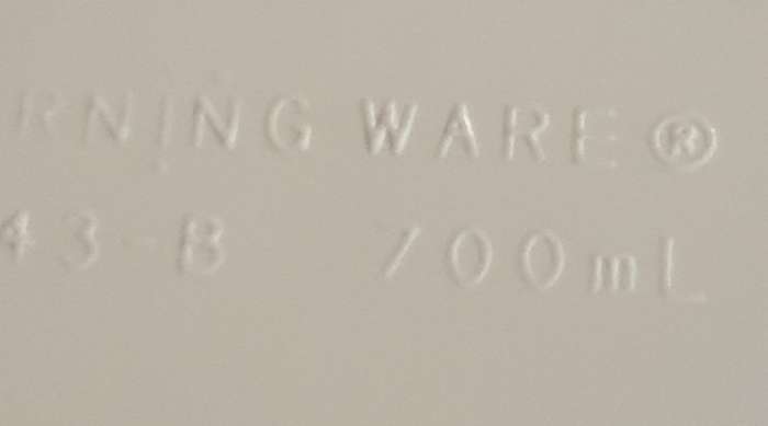 Corning Ware Bowl | 700 ML | MADE IN THE USA | 01