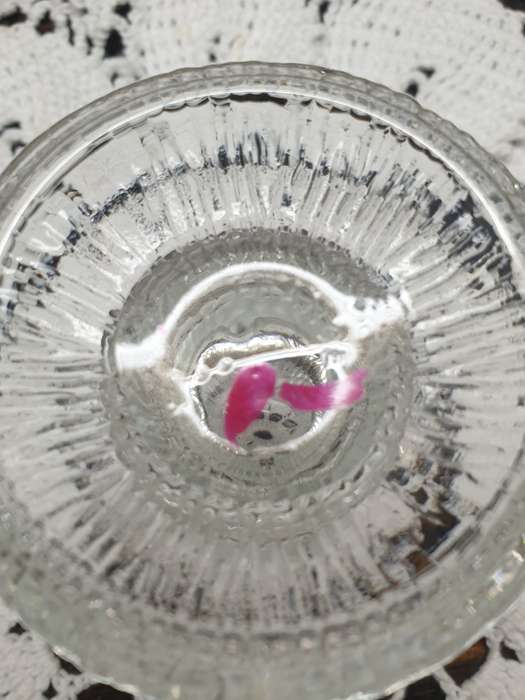 FRENCH GLASS CANDLE HOLDER | DECOR |