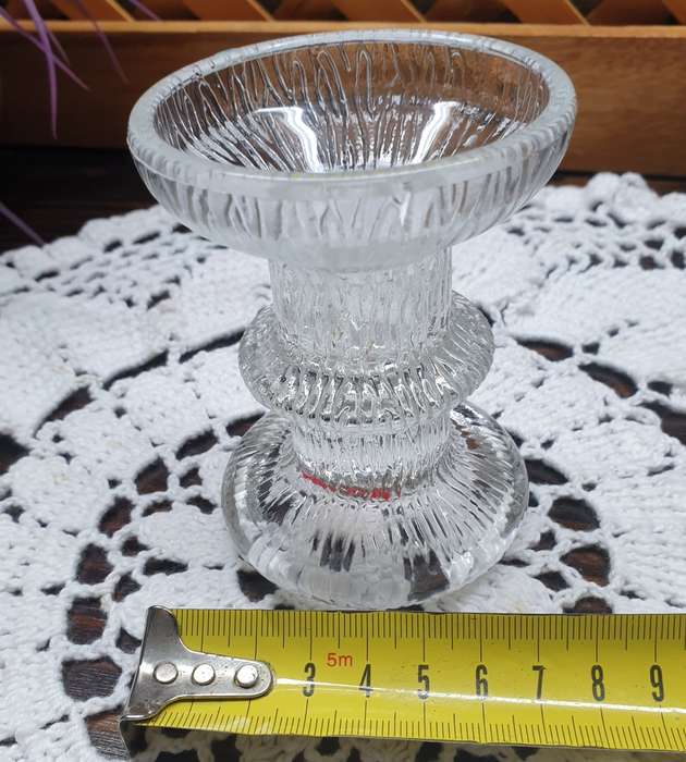 FRENCH GLASS CANDLE HOLDER | DECOR |