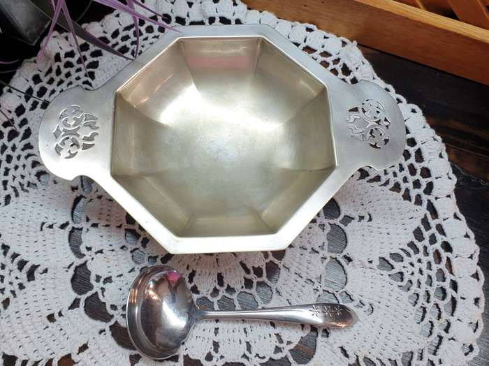 EPNS BOWL WITH SPOON