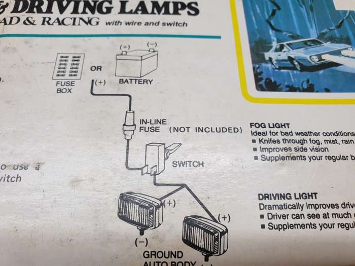 Vintage Driving/Fog Light Set