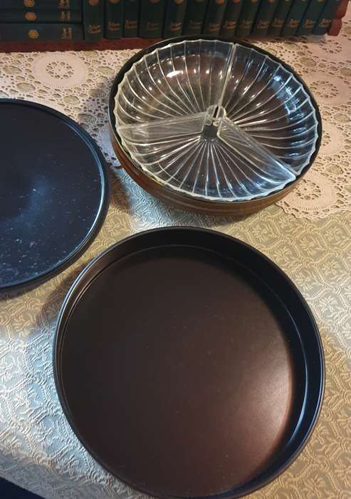 Vintage Made in Japan hard plastic snack bowl