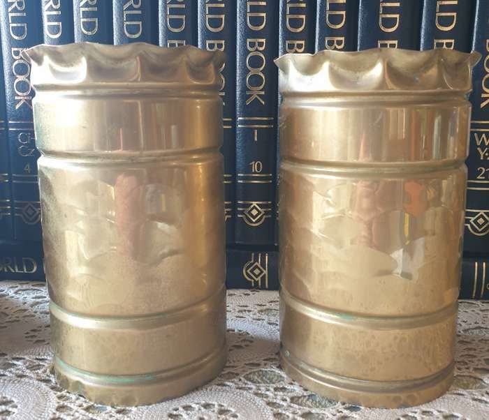 SET OF Brass planters