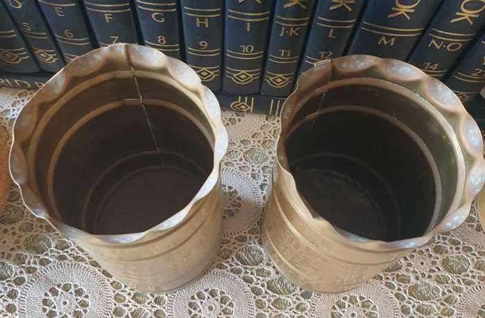 SET OF Brass planters