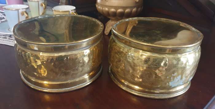 SET OF Brass planters