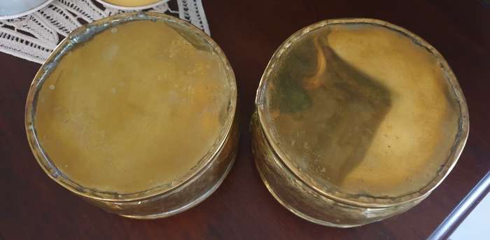 SET OF Brass planters