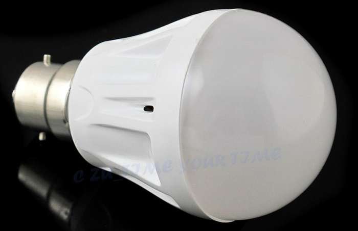 LED LIGHT BULBS: 7W 220V BAYONET CAP- BC