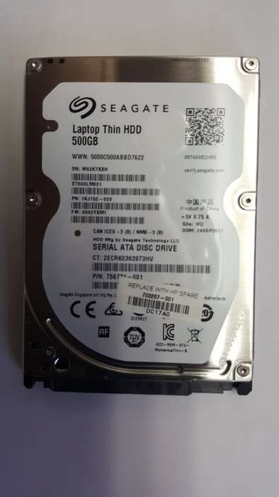 New 500gb Seagate thin laptop hard drive hdd